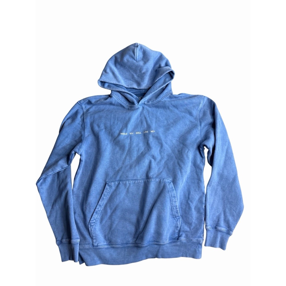 Fletcher Would You Still Love Me Blue Pullover Hoodie Women's Medium